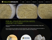 Tablet Screenshot of insulationspecialists.co.nz